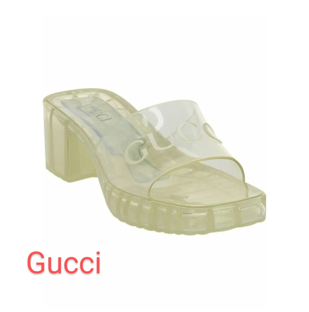 Gucci Rubber Sandals W/Tags