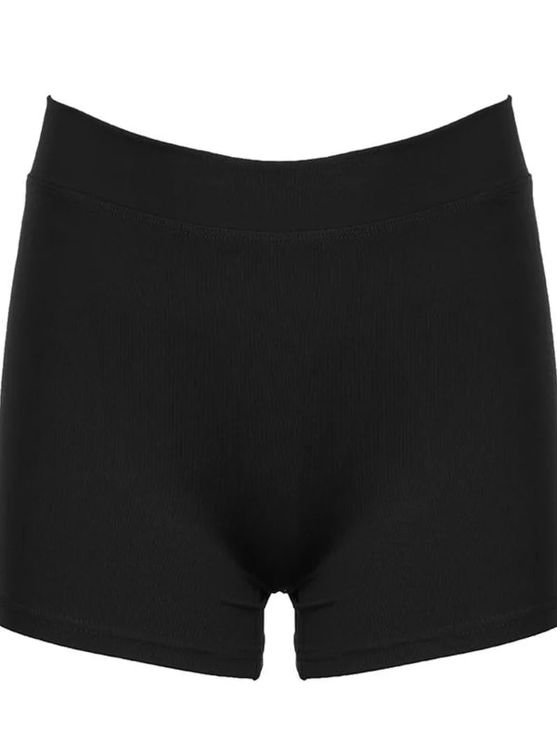 Women'S Plain Ruched High Waist Shorts, Lady Casual Comfy Skinny Shorts for Daily Wear, Lounge Shorts for Women, Minimalist Comfort Womenswear Bottom for Summer, Downtown Girl Clothes