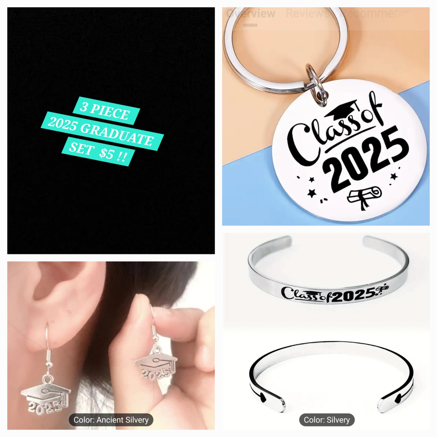 3 PCS *2025 Graduation SET