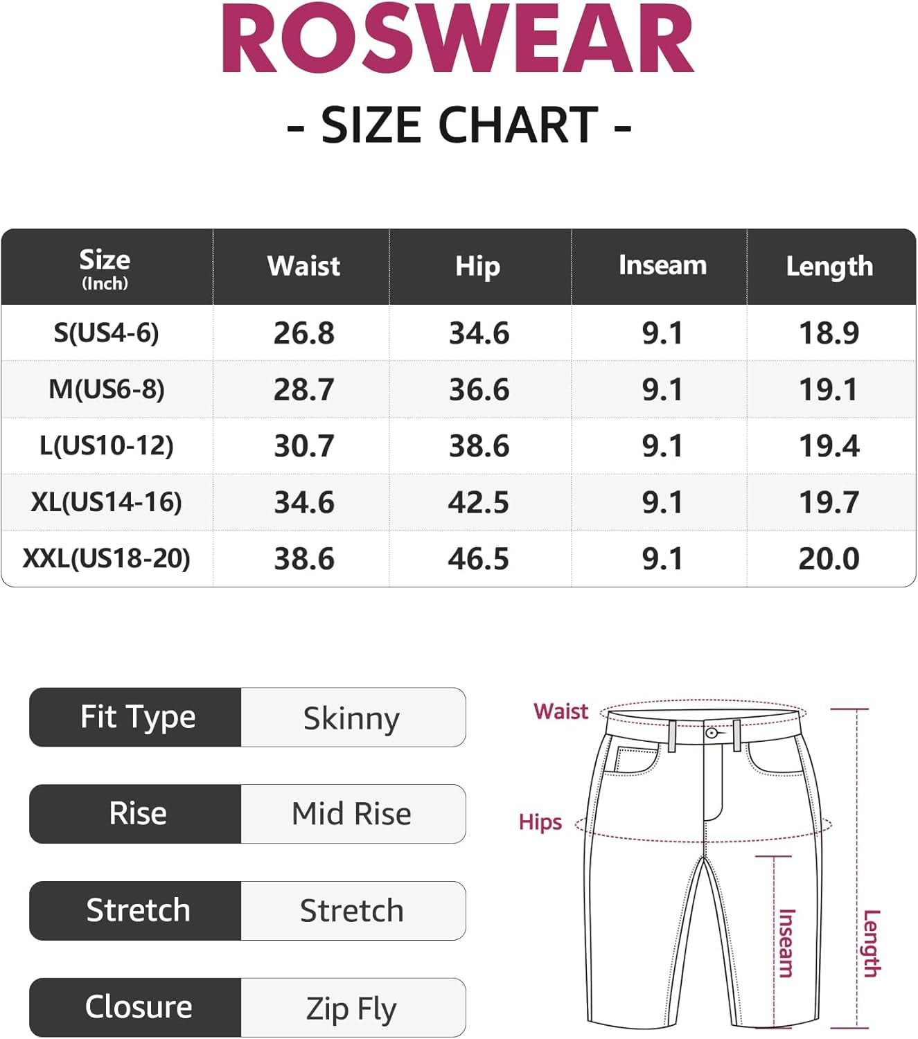 Women'S Ripped Denim Destroyed Mid Rise Stretchy Bermuda Shorts Jeans