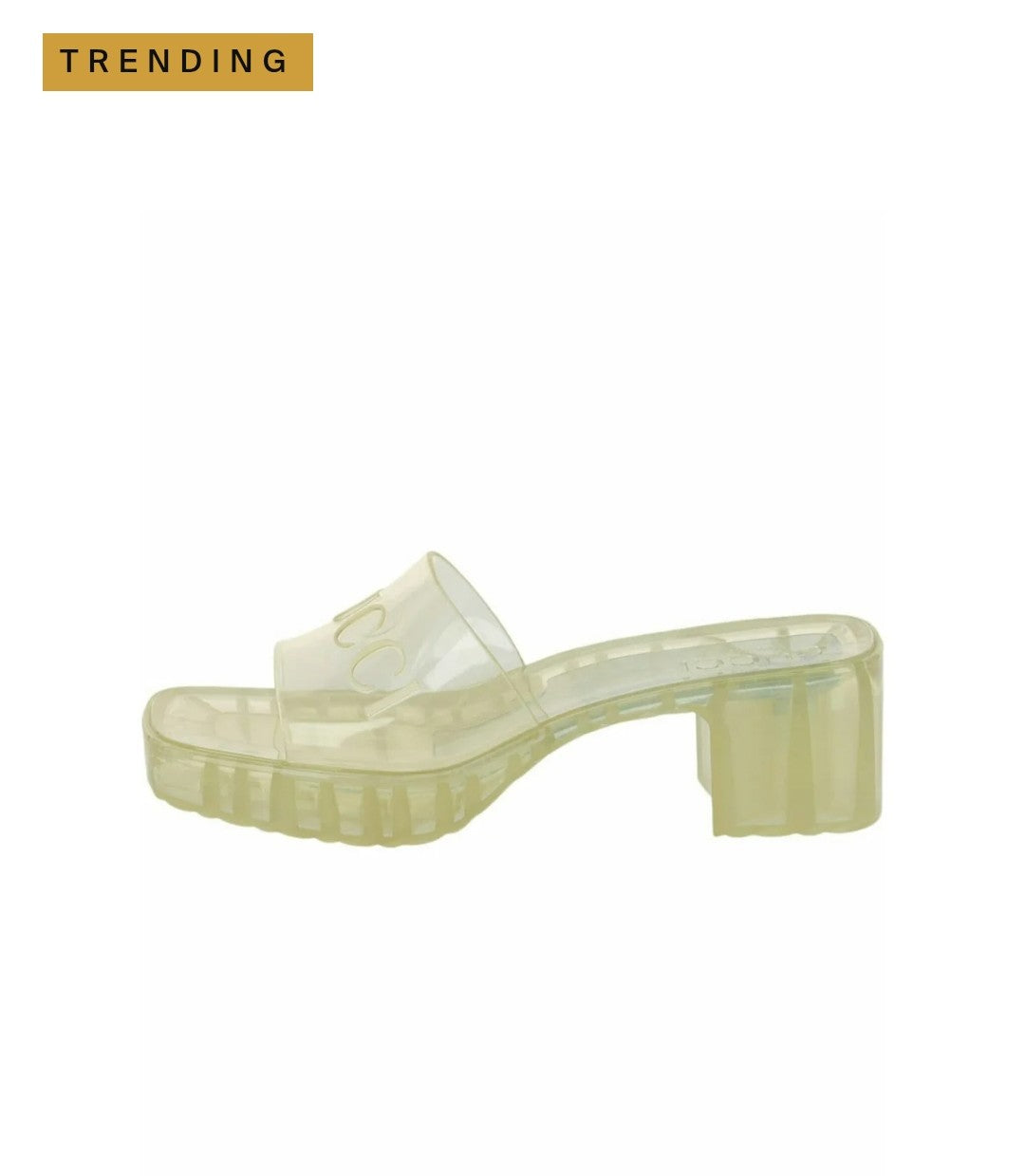 Gucci Rubber Sandals W/Tags