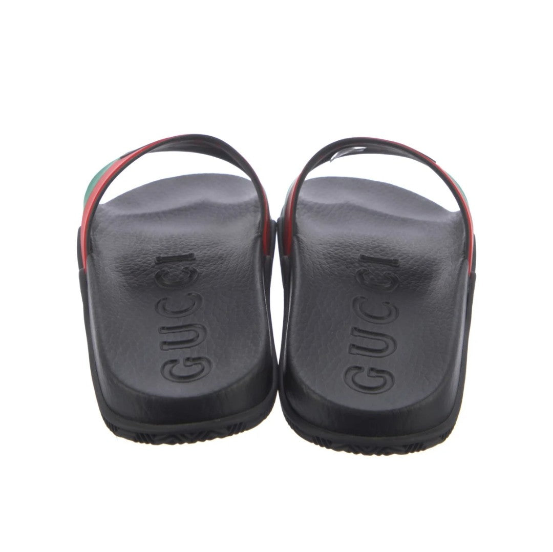 Gucci Rubber Colorblock Pattern Slides