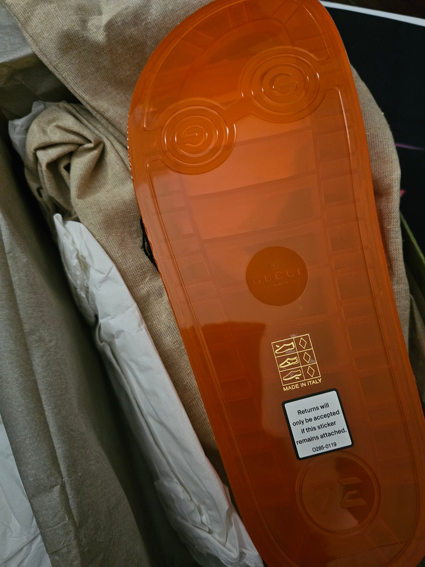 Gucci Rubber Slides w/ Tags